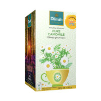 ราคา Dilmah Pure Camomile Tea ดิลมา เพียว คาโมมายด์ ชาศรีลังกา 1 5กรัม x 20ซอง (182386931)