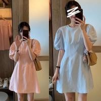 ราคา พร้อมส่ง honey minimal dress C3249 มินิเดรสสั้น มินิเดรสสั้นแขนพอง มี 2 สี ฟ้า ชมพู S M (14073378516)