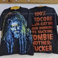 ราคา Rob Zombie Hellbilly Deluxe สกรีนใหญ่ ฟอกนุ่ม เสื้อวินเทจ เสื้อทัวร์ วงร๊อค โปรโมอัลบั้ม heavy vintage shirt (23998847306)