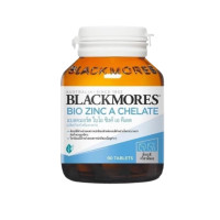 ราคา Blackmores Bio Zinc A Chelate 90 Tabs แบลคมอร์ส ไบโอ ซิงค์ เอ คีเลต 1 ขวด บรรจุ 90 เม็ด (24163842386)