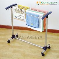 ราคา KANTAREEYA ราวตากผ้าขนหนูแบบมีล้อ 32x78x84cm รุ่น KT EP53 ราวตากผ้าขนหนูแสตนเลส ราวแสตนเลส ราวตากผ้าขนหนูแบบมีล้อ (336583394)