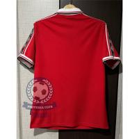 ราคา รุ่นแฟนเสื้อฟุตบอล สโมสรฟุตบอล เสื้อกีฬาแขนสั้น ลายทีม เสื้อฟุตบอลย้อนยุค Retro แมนยู Home คอซิป 1998 1999 ชุดทีม เหมาะสำหรับการเดินทางและการออกกำลังกาย (26008189703)