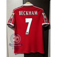 ราคา รุ่นแฟนเสื้อฟุตบอล สโมสรฟุตบอล เสื้อกีฬาแขนสั้น ลายทีม เสื้อฟุตบอลย้อนยุค Retro แมนยู Home คอซิป 1998 1999 ชุดทีม เหมาะสำหรับการเดินทางและการออกกำลังกาย (26008311349)