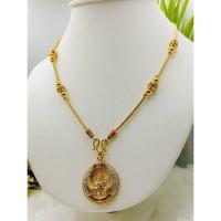 ราคา jewery33 M53 สร้อยคอลงยา ยาว 20 นิ้ว พร้อมจี้พญาครุฑทรงกลมลงยา (18138947603)