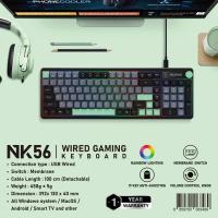 ราคา คีย์บอร์ด เม้าส์ NUBWO รุ่น NK56 M16 Keyboard Mouse Keyboard USB คีย์บอร์ดเกมมิ่ง (24660736195)