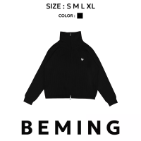 ราคา Bemingtop1019 S XL BMG Cozy Zip Knit แจ็กเก็ตไหมพรมซิปหน้าทรงครอป ละมุนแต่เท่ ใส่ง่ายทุกวัน (26005666602)