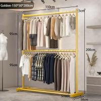 ราคา RORO ราวแขวนผ้า 2ชั้น ราวตากผ้า ราวแขวนผ้าโครงเหล็ก แข็งแรง ทนทาน รับน้ำหนักได้ดี มีหลายขนาดให้เลือก (24640790361)