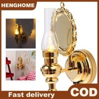 ราคา HENGHOME 1 12 dollhouse โคมไฟมินิผนังโคมไฟ LED โคมไฟติดผนัง W SWITCH Home Decor (24996146388)