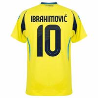 ราคา Sweden Home Jersey incl You Made It Possible Ibrahimović 10 Special Printing Shirt (24078039950)