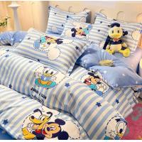 ราคา ผ้าปูที่นอน ผ้าห่มนวม ลายมิกกี้ฟ้า ขนาด 3 5 6 ฟุต เนื้อผ้าคอตตอน 100 หนานุ่ม นอนสบาย (20499595836)