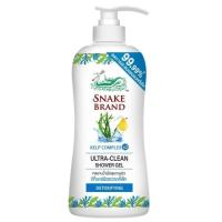 ราคา ซื้อ 1 แถม 1 Snake Brand เจลอาบน้ำตรางู 450มล กลิ่น Prickly Heat เย็น สดชื่น ให้ความชุ่มชื้น ครีมอาบน้ำ (23660420215)