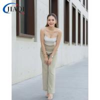 ราคา JIAQI กางเกงสูทลำลอง กางเกงใส่เที่ยวใส่ทำงาน สีเขียว ฮานาโกะ งานป้ายดีดาวรุ่ง กางเกงผ้าฮานาโกะ ขากระบอกกลาง เอวสูง ซิปข้าง สินค้างานป้าย ไซส์ M 4XL (25973943764)