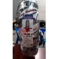ราคา ยางนอกมอเตอร์ไซค์ ยาง Honda Click ขอบ 14 แบบไม่ใช้ยางใน ขนาด 80 90 14 90 90 14 ยี่ห้อ VeeRubber รุ่น Vrm 265 ปี2024 ผลิตในประเทศไทย ราคาต่อ 1เส้น ยางใหม่ (16699429196)