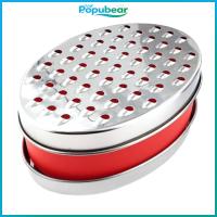 ราคา Professional grade Vegetable Slicer Multifunctional Stainless Steel Cheese Grater with Container Vegetable Slicer Cutter for Potato Cucumber Carrot Onion Lemon Ginger Kitchen Chopper for Easy (2626405
