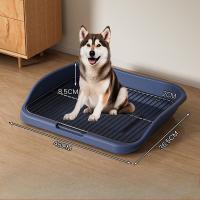 ราคา QPETS ถาดรองฉี่สุนัข ห้องน้ำสุนัขขนาดใหญ่ 2 ชั้น ห้องน้ำสุนัข ที่รองฉี่ ขอบสูงกันกระเด็น (25284274897)