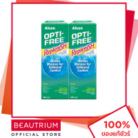 ราคา OPTI FREE Replenish น้ำยาล้างคอนแทคเลนส์ 300ml x 2 BEAUTRIUM บิวเทรี่ยม (19535312125)