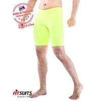 ราคา กางเกงรัดกล้ามเนื้อขาสั้น ชาย FITSUITS ORIGINAL FM T003 11 สีเขียวสะท้อนแสง กางเกงรัดกล้ามเนื้อ ชุดกีฬา วิ่ง โยคะ ฟิตเนส (103133893)