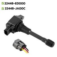 ราคา งานแท้ ของใหม่ คอยล์จุดระเบิด Nissan 22448 JA00C นิสสัน มาชร์ ทีด้า อัลเมร่า 22448 ED000 พร้อมสาย ปลั๊กคอยล์จุดระเบิด ปลั๊กคอยล์หัวเทียน NISSAN MARCH คอยล์จุดระเบิดนิสสันมาร์ช AlMERA อัลเมร่า SYLPHY ซ