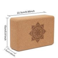 ราคา Cork Yoga Block Set EVA Gym Blocks Cork Foam Yoga Brick Exercise Stretch Body Shaping Wood Yoga Blocks Fitness Yoga Accessories (22932448512)