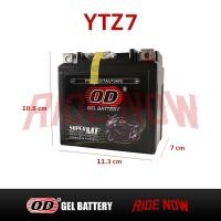 ราคา ส่งฟรี แบตเตอรี่แห้ง OD YTZ7 12V 7A CBR150CLICK125i FIOREFILANO PCX ทุกรุ่น (24254890771)
