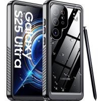 ราคา สำหรับ S25 Samsung ที่ซองกันน้ำเป็นพิเศษมีในตัวฝาปิดเต็มรูปแบบสองชั้นทนทานกันกระแทกกันหิมะกันฝุ่นสำหรับ Galaxy S24อัลตร้า S24 FE S23 FE S23อัลตร้า S22อัลตร้า S21อัลตร้า S20อัลตร้า note 20 Ultra (24915