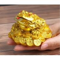 ราคา กบคาบเหรียญ คางคกมงคล เซี่ยมซู้ คางคกสามขา 10x9x6 5ซม Lucky toad (965698137)