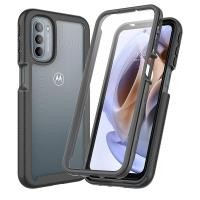 ราคา Moto G51 5G Case WindCase Shockproof Anti slip Rugged Bumper Built in Screen Protector 360 Full body Protection Case Cover for Motorola Moto G51 5G (13039238637)
