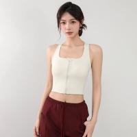 ราคา ชุดชั้นในกีฬาแบบซิปหน้า แห้งไว สำหรับการออกกำลังกายที่มีแรงกระแทกสูง (26070834797)