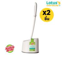 ราคา ทั้งหมด 2 ชิ้น 3เอ็ม สก๊อตช์ ไบรต์ ชุดแปรงขัดโถพร้อมแท่นวาง รุ่นแอนตี้แบคทีเรีย (12584785510)