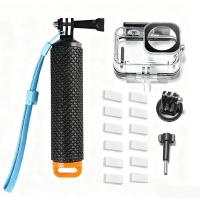 ราคา สำหรับการดำเนินการ6ซองกันน้ำเปลือกเคสกันน้ำป้องกันกล้องกางเกงในดำน้ำสำหรับ DJI Osmo ACTION 6กระเป๋ากล้องกันน้ำซองกันน้ำอุปกรณ์เสริมแท่งลอยน้ำ (25692472576)