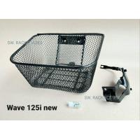 ราคา ตะกร้าหน้า WAVE 125i new LED ปี 2019 2021 ตรงรุ่น พร้อมอุปกรณ์เหล็กขาติอตั้ง เวฟ125i ปลาวาฬ ใส่ตัวใหม่ล่าสุดปี2022 2023ไม่ได้ สินค้าแข็งแรงได้มารตฐาน (17055581114)