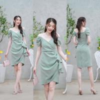 ราคา เดรสเปิดไหล่ ทรงหรู เดรสงานแต่ง ใส่ออกงาน งานหมั้น เดรสเพื่อนเจ้าสาว สวย ตรงปก มีสีแดง ชมพู เขียวเข้ม เขียวมิ้น ครีม น้ำตา พร้อมส่ง (24601727541)