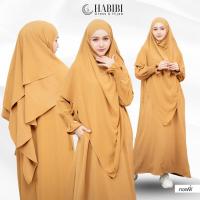 ราคา ชุดเดรสพร้อม ผ้าคลุม แยกชิ้นได้ ผ้าสลาฟ ไม่ต้องรีด ใส่ออกงานอิสลาม สวยแบบผู้ดีมีเทสIN28 วาริสมุสลิม (24968874250)