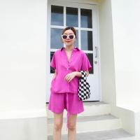 ราคา linen shirt set ชุดเซ็ตลินิน เสื้อลินิน กางเกงลินิผ้าลินิน สีหวานอย่างดี (22881405722)
