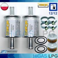 ราคา ไส้กรองหม้อต้ม Tomasetto กรองแก๊สหัวฉีด Czaja LPG NGV ขนาด12 12มม NEW 2020 จำนวน 2 ชุด (369569087)