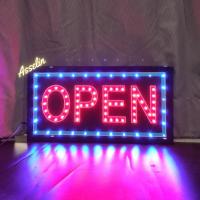 ราคา ป้ายไฟสำเร็จรูป รุ่น OPEN ป้ายไฟLED ตกแต่งร้านค้า ขนาด48X25X2ซม มีบริการรับทำป้ายไฟ LED (24427918929)