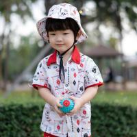 ราคา NIKI BEBE ชุดเซ็ตเด็กผู้ชาย เสื้อและกางเกงขาสั้นปักลายไพ่ที่กางเกง (20570529349)