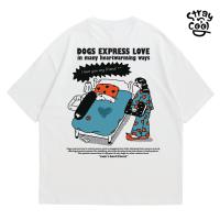 ราคา Strayandcool เสื้อยืด oversize ํYes I am a dog person oversize Tshirt (126801774332)