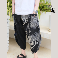 ราคา กางเกงทรงซามูไรรุ่น ยาว 4 ส่วน รหัสสินค้าSS (21289899931)