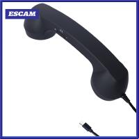 ราคา Norman Malthus Phone Handset Replacement Retro Phone Handset for Cellphones Universal Type c 3 5mm Socket Speaker Microphone Old Telephone Receiver for Smartphone (25558463521)