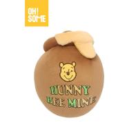 ราคา OHSOME x Disney ผ้าห่มพับเก็บได้ ทรงขวดน้ำผึ้งหมีพูห์ Winnie the Pooh Honey Jar Blanket (126196587139)