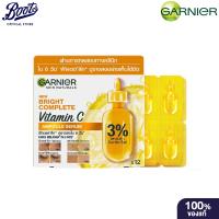 ราคา Garnier Skin Naturals Bright Complete Vitamin C Ampoule Serum กานิเย่ วิตามินซี เซรั่ม (24812565488)