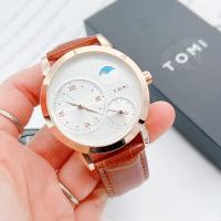 ราคา TOMI นาฬิกาแฟชั่น แบรนด์แท้ กันน้ำได้ สายหนังดีไซนสุดเก๋ ใส่แล้วเท่ระเบิด พร้อมกล่องแบรนด์ฟรี ตั้งเวลาให้พร้อมใช่งาน (21422234171)