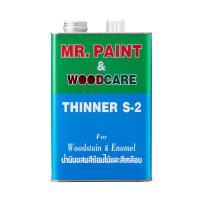 ราคา Thinner S2 ทินเนอร์ S2 สำหรับผสมสีย้อมไม้ สีน้ำมัน และงานทั่วไป (7666247914)