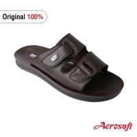 ราคา Aerosoft รองเท้าแตะแบบสวม รองเท้าแตะผู้ชาย รองเท้าเพื่อสุขภาพ พื้นนุ่ม Aerosoft MA4142 (26329789523)