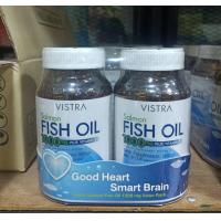 ราคา แพ็คคู่ 75s x2 VISTRA Salmon Fish Oil 1000 mg Plus Vitamin E วิสทร้า น้ำมันปลาแซลมอน 1000 มก ผสม วิตามินอี ผลิตภัณฑ์เสริมอาหาร (26299910483)