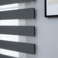 ราคา ม่านม้วนสำเร็จรูป ม่านม้วนกันแดด กันแสง ROLLER BLIND รุ่น ZEBRA BLIND ความยาว 180cm (22306081159)