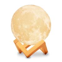 ราคา intime โคมไฟ โคมไฟพระจันทร์ ชาร์จแบตได้ โคมไฟโรแมนติก ฟรีฐานไม้รอง 3D Moon Light ปรับสีเหลือง ความสว่างได้ โคมไฟพระจันทร์ โคมไฟรูปทรงดวงจันทร์3มิติ (16229827230)