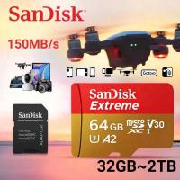 ราคา Sandisk Original Extreme Memory Card 4K Micro TF Mini SD Card 32GB 64GB 128GB 256GB 512GB 1TB 2TB Memory Flash Card (26159267602)