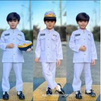 ราคา ชุดปกติขาวข้าราชการเด็ก ชุดข้าราชการ ชุดอาชีพเด็ก (6667118340)